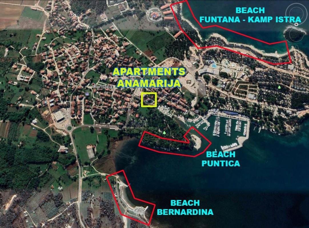 Anamarija Apartments Near The Beach And The Fantastic Adria Sea With Over 10 Small Islands Close By 푼타나 외부 사진